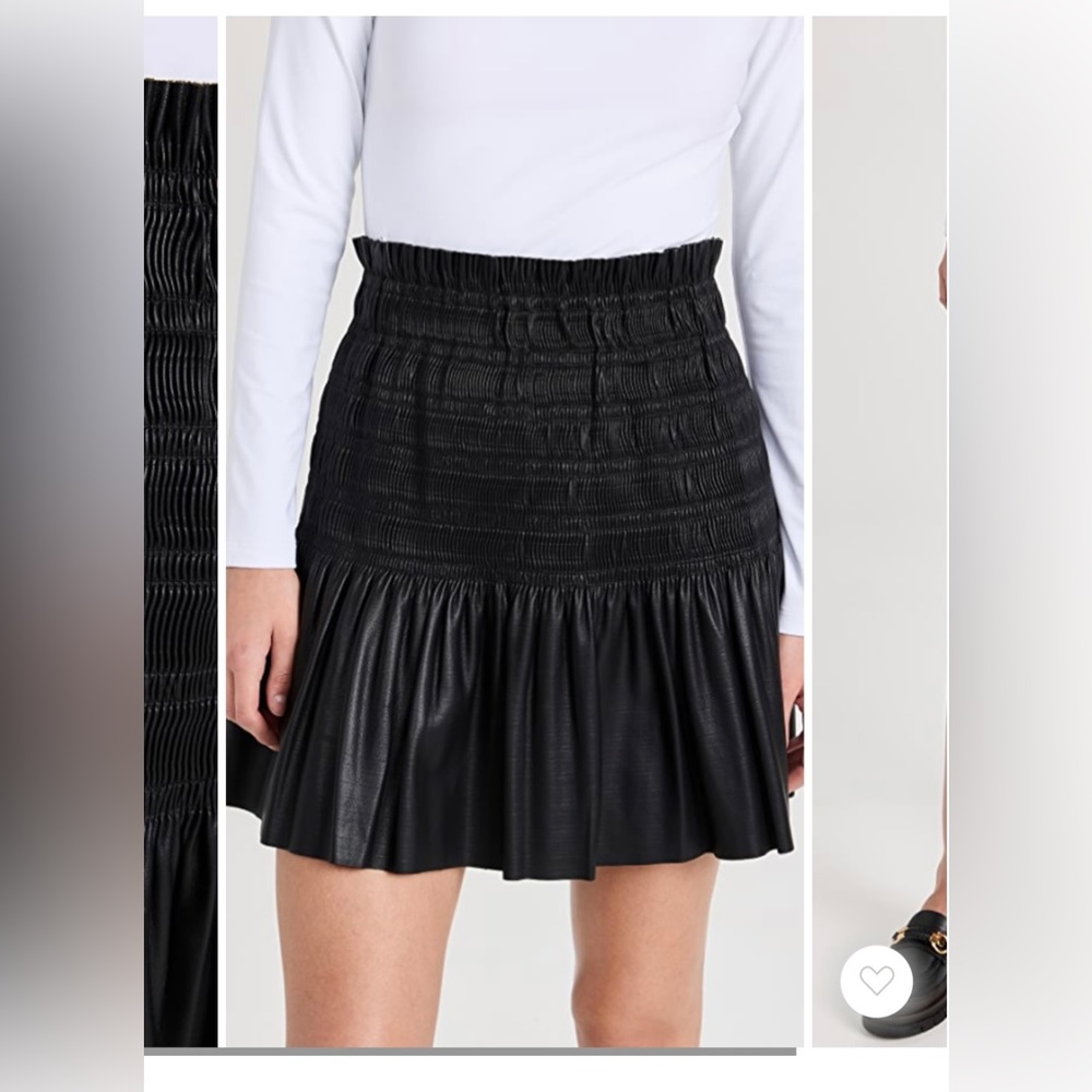 Endless Rose stretchy faux leather skirt